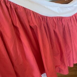 Ralph Lauren Home Red Bed Skirt Dust Ruffle